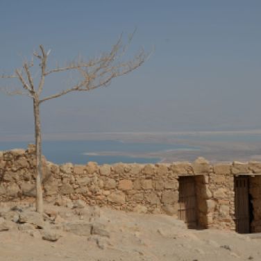Vista del Mar Muerto en Masadá